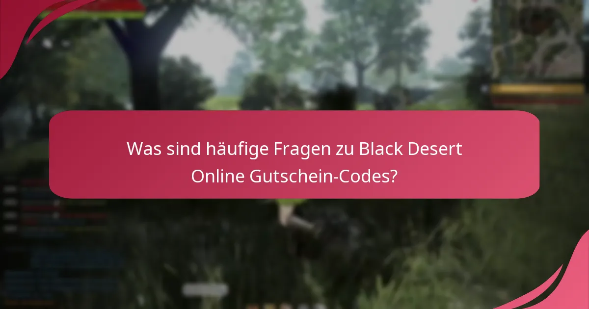 Welche Gutschein-Codes sind derzeit für Black Desert Online verfügbar?