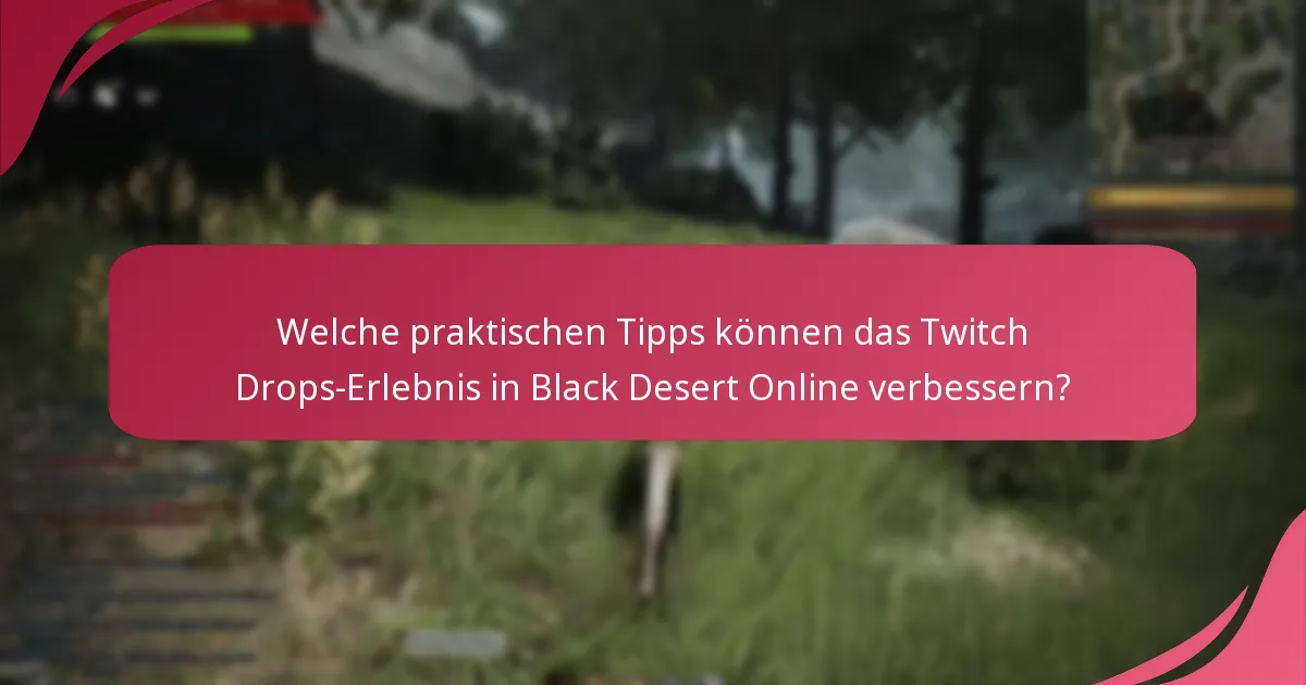 Wie beeinflussen Twitch Drops das Spielerengagement in Black Desert Online?